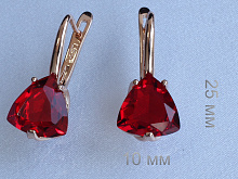 фото Серьги  fallon - (артикул - 18e08215-FF8582-2)